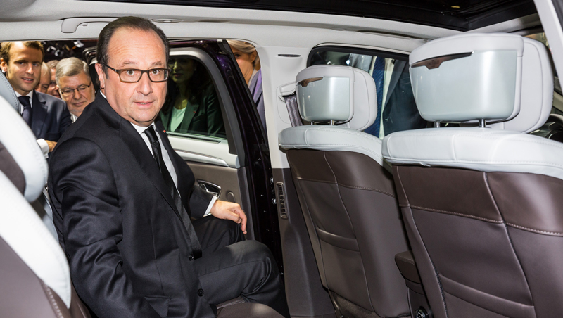 François Hollande dans un Espace