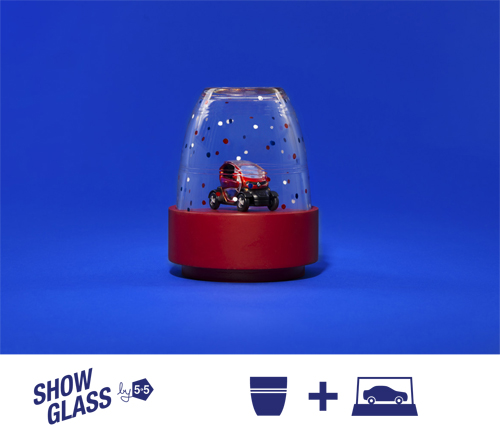 Le Show Glass de l'exposition So French à l'Atelier Renault