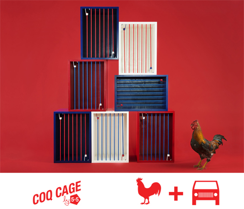 La Coq Cage de l'exposition So French à l'Atelier Renault