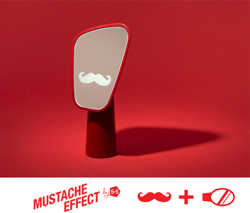 Le Mustache Effect de l'exposition So French à l'Atelier Renault