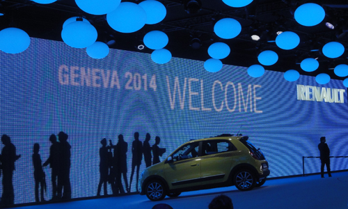 Conférence de presse Renault, Genève 2014