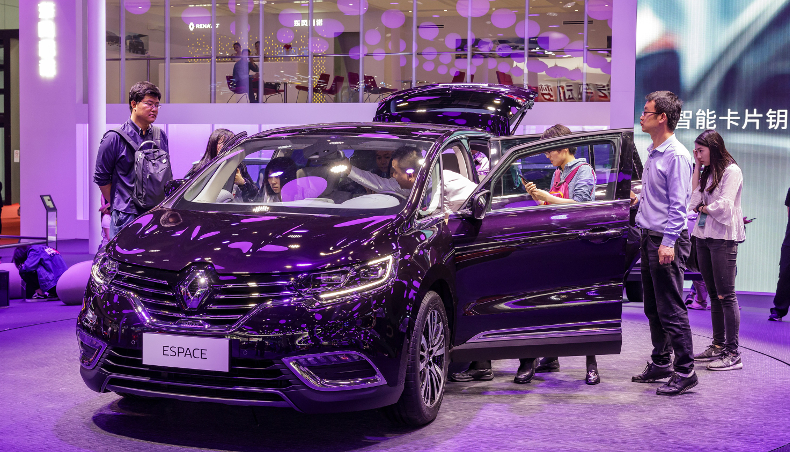 2017 - Groupe Renault - monospace Renault Espace - salon de shanghai Chine