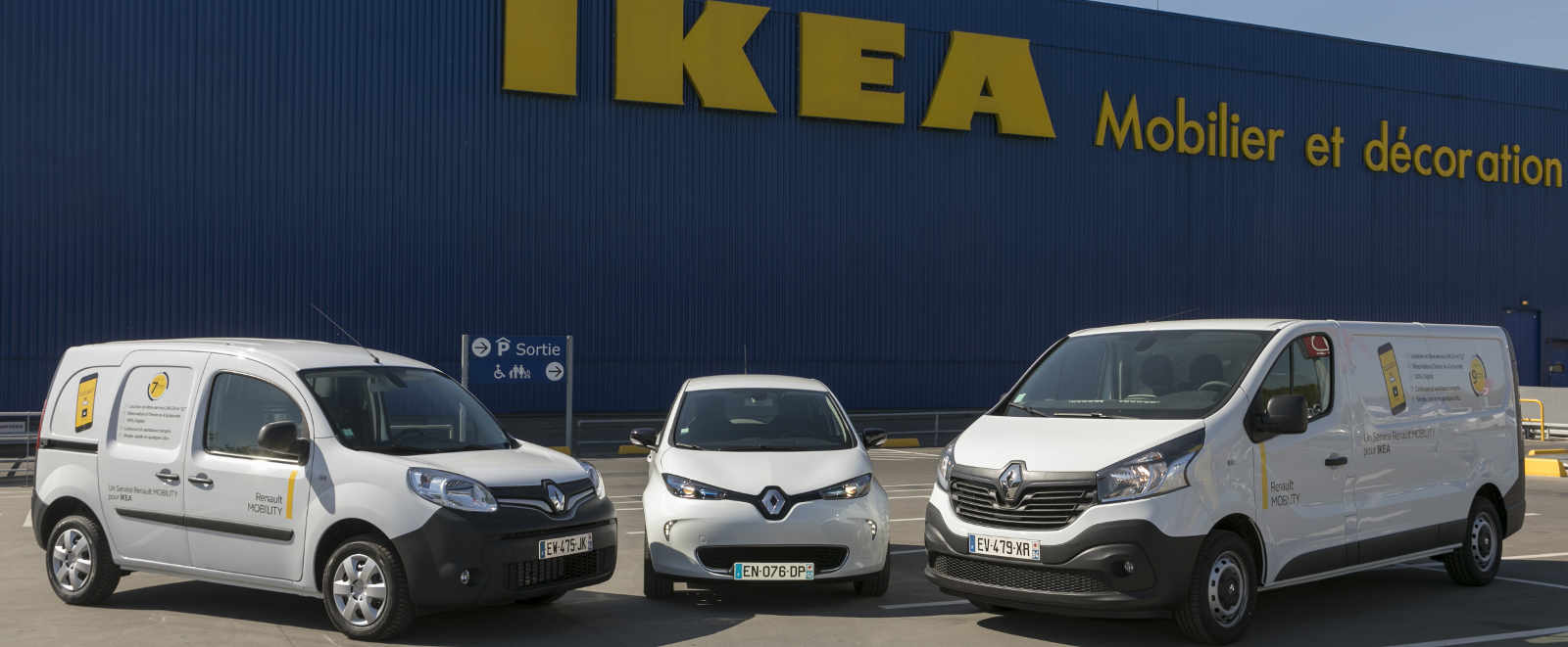 2018 - Renault Mobility – IKEA - gamme vehicule - Kangoo Z.E. - ZOE - Master Z.E.