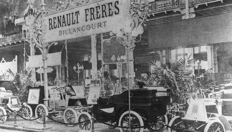 1901 - Stand Renault au Salon de l'Automobile avec la Type A