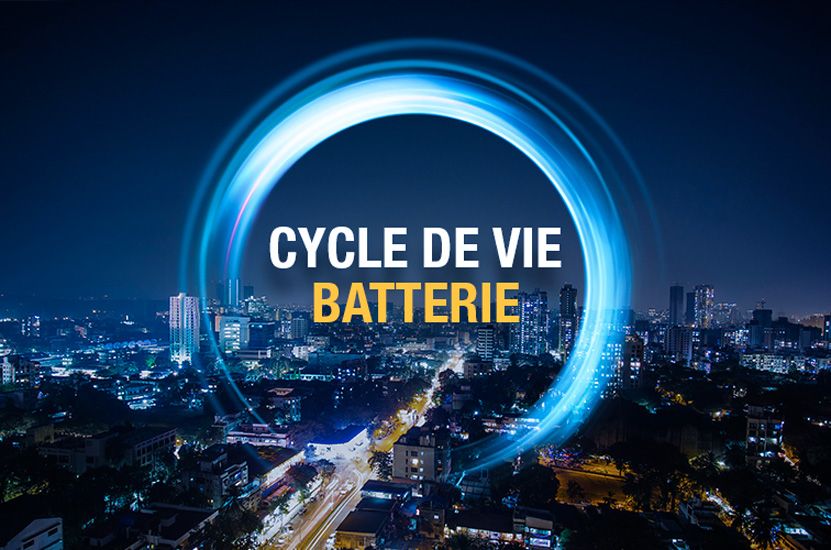 Economie circulaire - le cycle de vie de la batterie