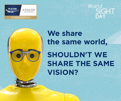 Affiche Renault Essilor, journée mondiale de la vue