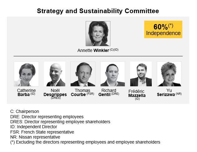 Strategy and sustainability committee